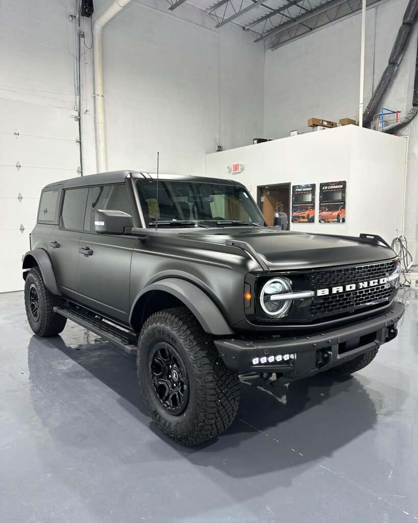 Ford Bronco with ceramic coating applied on surface in Clinton Township