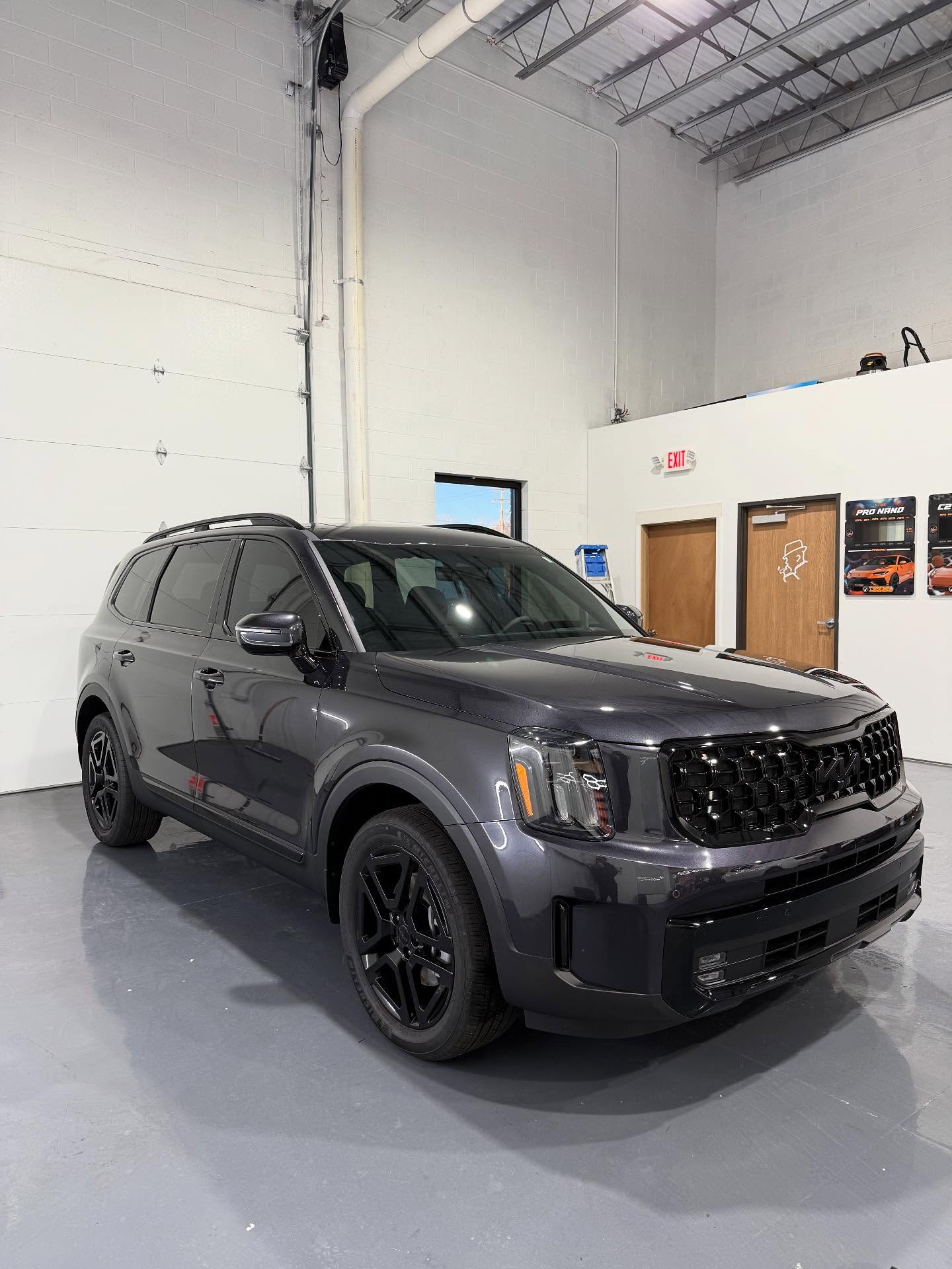 brand-new Telluride came in for our full front-end PPF package — and left protected from rock chips, road debris, and the harsh Michigan winter.