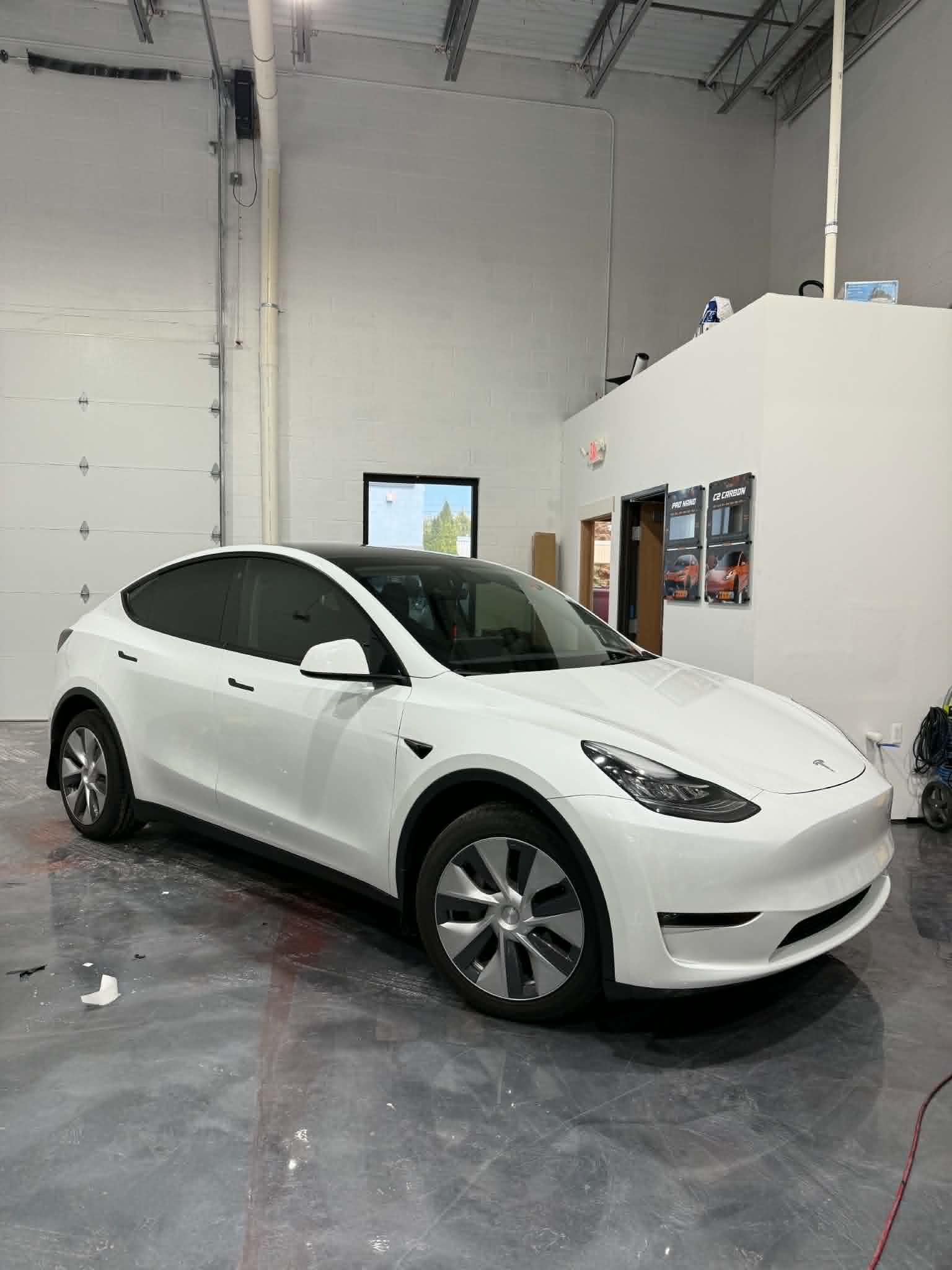 tesla model 3 with tinted windows