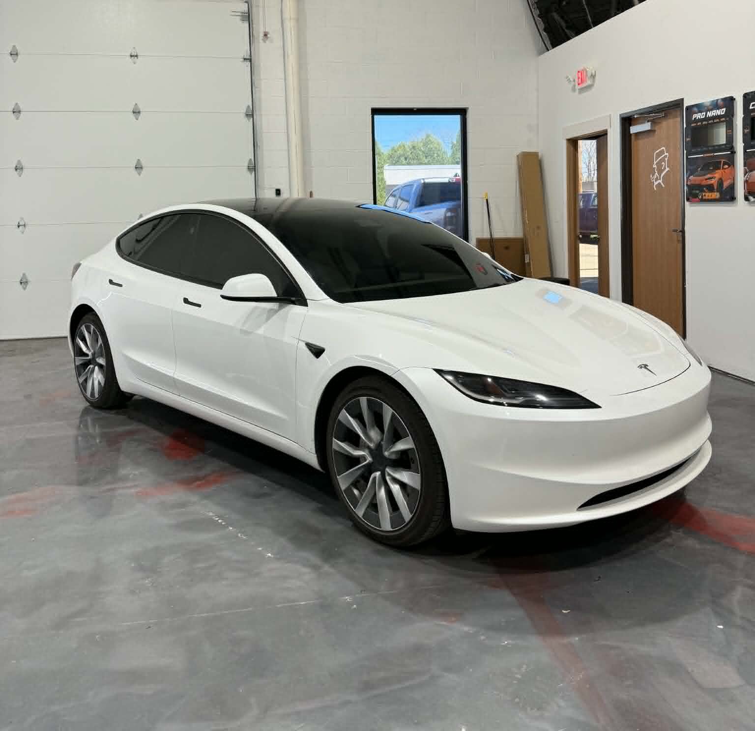Tesla window tinting in Fraser, MI