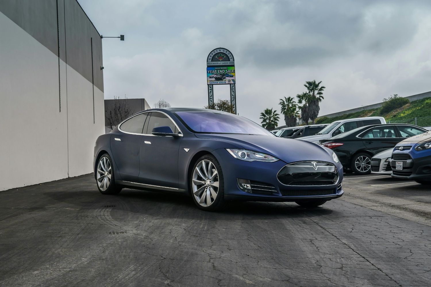 Tesla Model S window tinting in Fraser, MI